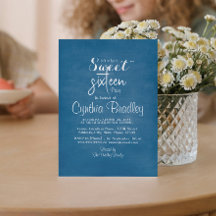 シンプルSweet sixteenエレガント誕生会