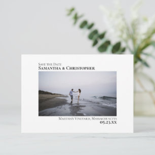 シンプルSymmetryモダン Minimalist Photo結婚's セーブザデート