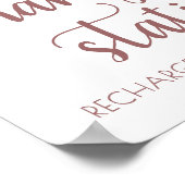 シンプルTAUPE交換駅 | 砂漠バライベント ポスター (角)