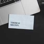 シンプルTextureエレガント Light Blue Consultant 名刺