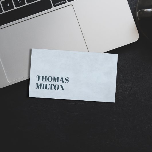 シンプルTextureエレガント Light Blue Consultant 名刺