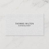 シンプルTextureコンエレガントサルタント 名刺 (正面)