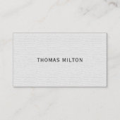 シンプルTextureコンエレガントサルタント 名刺 (正面)