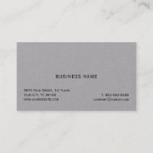 シンプルTextureコンエレガントサルタント 名刺 (裏面)