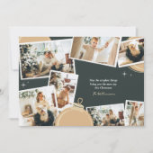 シンプルThings 7 Photo Collageクリスマス シーズンカード (正面)