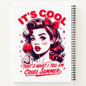 シンプルThiral Summer 1950のデザイン – ノートブック (裏面)