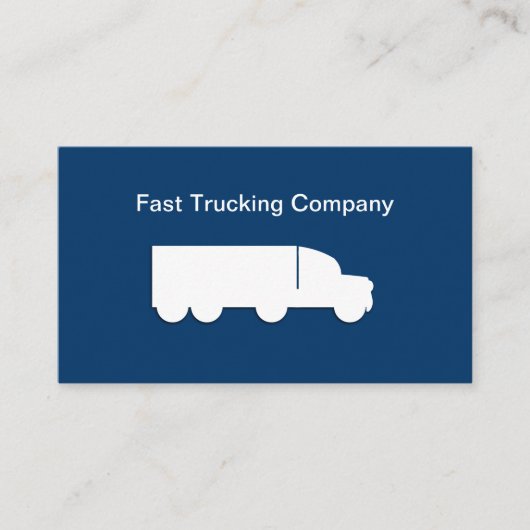 シンプルTruking Logo Budget名刺 名刺 (正面)