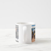 シンプルTwo最高の Friend BFF Photo パーソナライズされた エスプレッソカップ (裏面)