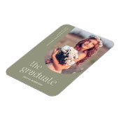 シンプルType Sage Green Photo Grad発表 マグネット (左側)