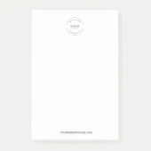 シンプルWebサイトのビジネス促進カスタム ポストイット (正面)