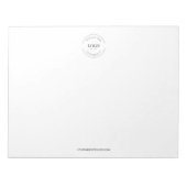 シンプルWebサイトプロモーションカスタム事業 ノートパッド (正面)