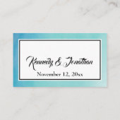 シンプルWebサイト結婚エンクロージャカード エンクロージャーカード (裏面)