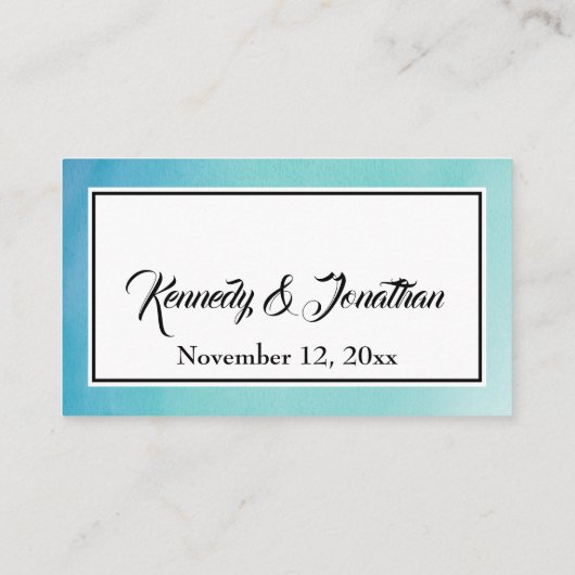 シンプルWebサイト結婚エンクロージャカード エンクロージャーカード (裏面)