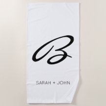 シンプルWhite Monogram Name カスタム 