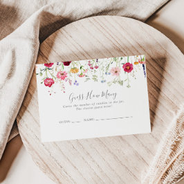 シンプルWildflowerはゲームカードの数を推測 名刺