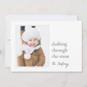 シンプルWish Neutralミニマリスト独身の写真 シーズンカード (正面)