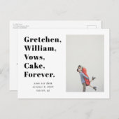 シンプルWordリスト日付の写真はがきを保存 ポストカード (正面/裏面)