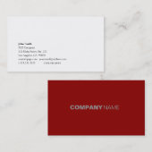 シンプルXVI 名刺 (正面/裏面)