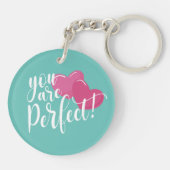 シンプルYou Are Perfect Valentine | キーホルダー (裏面)