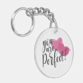 シンプルYou Are Perfect Valentine | キーホルダー (正面左)