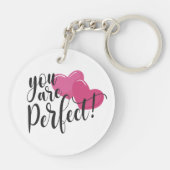シンプルYou Are Perfect Valentine | キーホルダー (裏面)