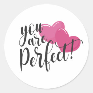 シンプルYou Are Perfect Valentine ステッカー