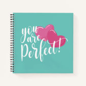 シンプルYou Are Perfect Valentine | ノートブック (正面)