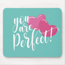 シンプルYou Are Perfect Valentine |マウスパッド