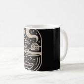 シンプ素晴らしルの組み合わせ コーヒーマグカップ (正面右)