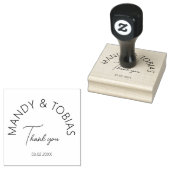 シンペルミニマル、手書き結婚の ラバースタンプ (押印)