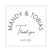 シンペルミニマル、手書き結婚の ラバースタンプ (インプリント)