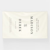 シンペールエレガントなウェディングウェルカム 横断幕 (横)