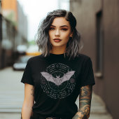 シンボリックなコウモリのデザイン Tシャツ