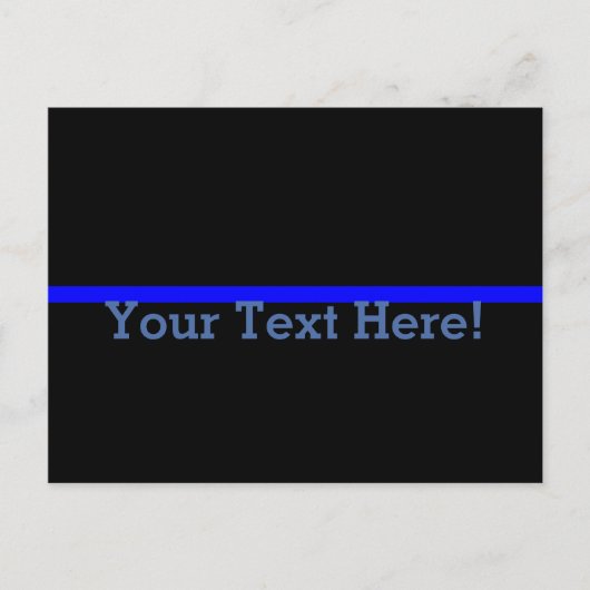 シンボリックシンブルーラインはこれをカスタマイズ ポストカード (正面)