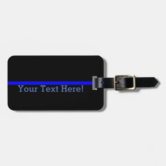 シンボリックシンブルーラインはこれをカスタマイズ ラゲッジタグ (正面横)