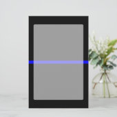 シンボリックシンブルーライングラフィック 便箋 (スタンド正面)