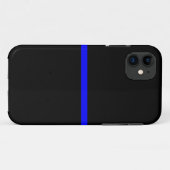 シンボリックシンブルーライン文 Case-Mate iPhoneケース (裏面(横))
