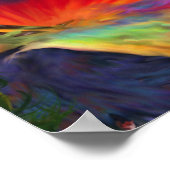 シンボリックフロー – 想像力のカラー ポスター (角)