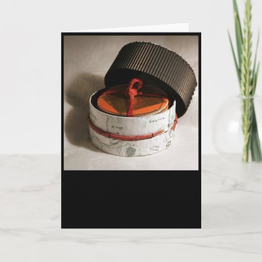 シンボリックミーティングアーティストのブックグリーティングカード カード (正面)