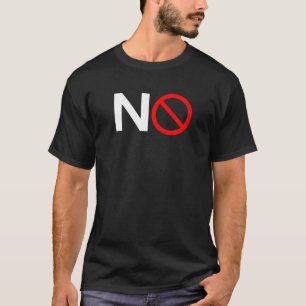 シンボルなし円サイン禁止キャンセル禁止 Tシャツ