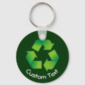 シンボルのキーチェーンのリサイクル キーホルダー (正面)