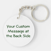 シンボルのキーチェーンのリサイクル キーホルダー (裏面)