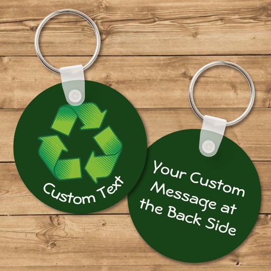 シンボルのキーチェーンのリサイクル キーホルダー