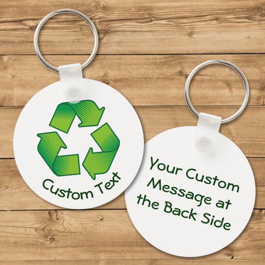 シンボルのキーチェーンのリサイクル キーホルダー