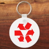 シンボルのリサイクル解除 キーホルダー (正面)