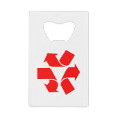 シンボルのリサイクル解除 クレジットカード栓抜き (正面)