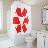 シンボルのリサイクル解除 シャワーカーテン (インサイチュ)