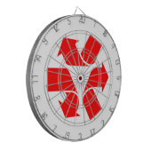 シンボルのリサイクル解除 ダーツボード (正面左)