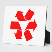 シンボルのリサイクル解除 フォトプラーク (側面)