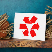 シンボルのリサイクル解除 フォトプラーク (側面)